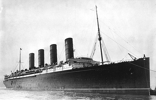 RMS Lusitania, LOC